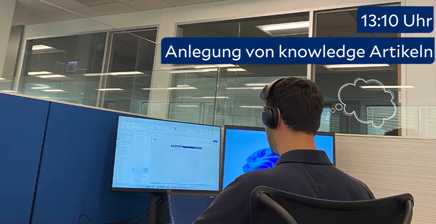 13:10 Uhr, Knowledge Artikel anlegen