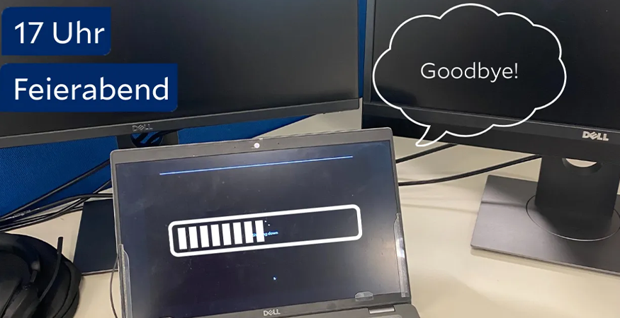 17 Uhr, Feierabend